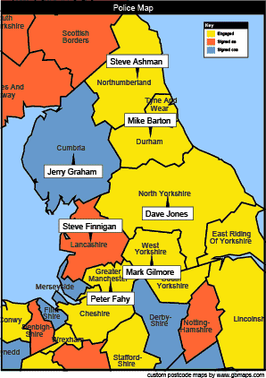FREE UK Postcode Area Map